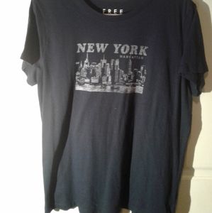 Navy Blue Free State Tee